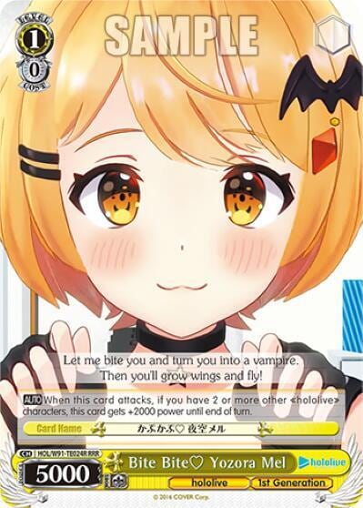 Bite Bite Yozora Mel (RRR), hololive production HOL/W91-TE024R RRR