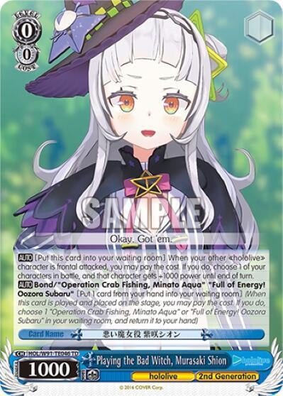 Playing the Bad Witch, Murasaki Shion, hololive production HOL/W91-TE046 TD