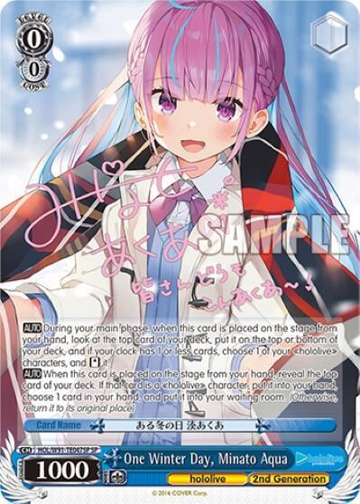 One Winter Day, Minato Aqua (SP), hololive production HOL/W91-TE047SP SP