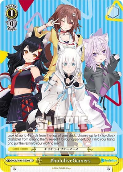 #hololiveGamers, hololive production HOL/W91-TE064 TD