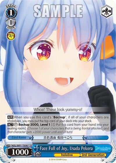 Face Full of Joy, Usada Pekora, hololive production HOL/W91-TE087 TD