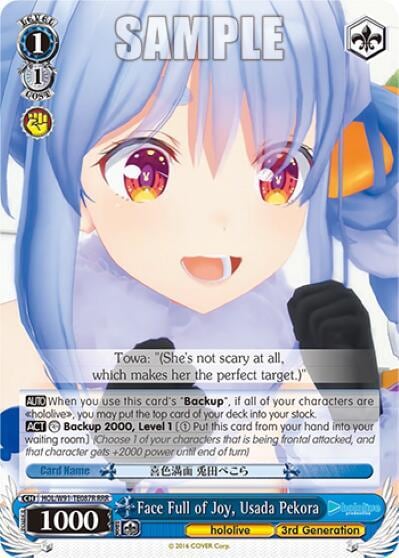 Face Full of Joy, Usada Pekora (RRR), hololive production HOL/W91-TE087R RRR