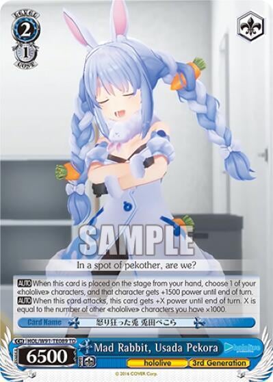 Mad Rabbit, Usada Pekora, hololive production HOL/W91-TE089 TD