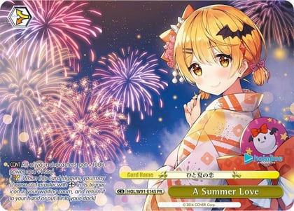 A Summer Love (PR), hololive production HOL/W91-E145 PR