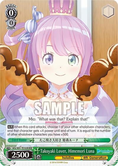 Takoyaki Lover, Himemori Luna, hololive production HOL/W91-TE103 TD