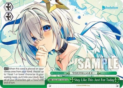 Stay Like This Just For Today, hololive production HOL/W91-TE109 TD