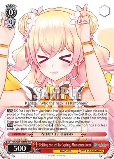 Getting Excited for Spring, Momosuzu Nene (RRR), hololive production HOL/W91-TE111R RRR