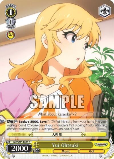 Yui Ohtsuki, The iDOLM@STER Cinderella Girls IMC/W41-E028 C