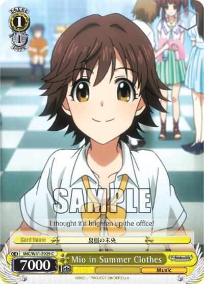 Mio in Summer Clothes, The iDOLM@STER Cinderella Girls IMC/W41-E029 C