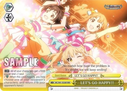 LET'S GO HAPPY!! (RRR), The iDOLM@STER Cinderella Girls IMC/W41-E036R RRR
