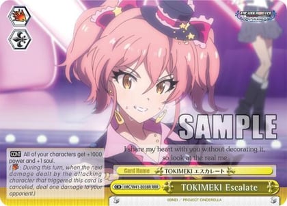 TOKIMEKI Escalate (RRR), The iDOLM@STER Cinderella Girls IMC/W41-E038R RRR