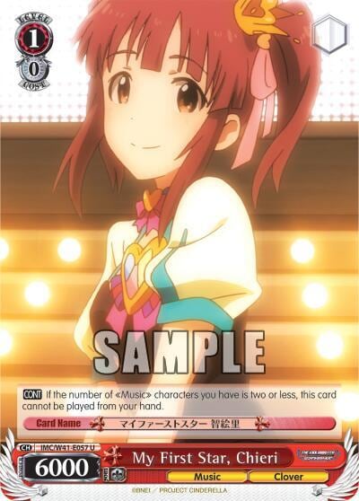 My First Star, Chieri, The iDOLM@STER Cinderella Girls IMC/W41-E057 U