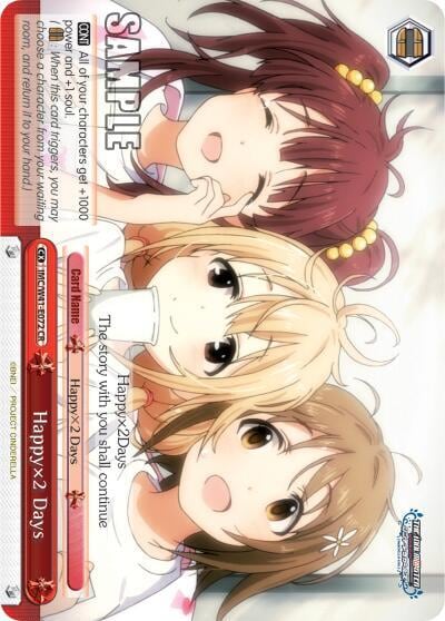 Happyx2 Days, The iDOLM@STER Cinderella Girls IMC/W41-E072 CR