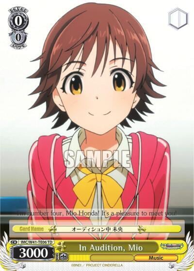 In Audition, Mio, The iDOLM@STER Cinderella Girls IMC/W41-TE06 TD