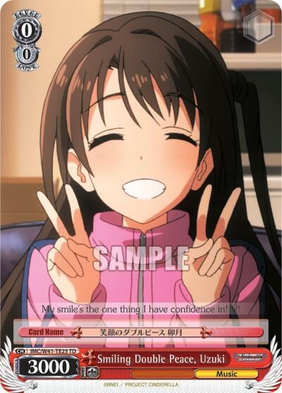 Smiling Double Peace, Uzuki, The iDOLM@STER Cinderella Girls IMC/W41-TE25 TD