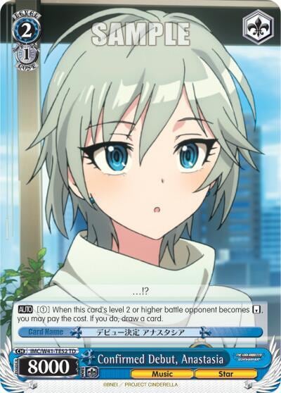 Confirmed Debut, Anastasia, The iDOLM@STER Cinderella Girls IMC/W41-TE52 TD