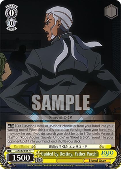 Guided by Destiny, Father Pucchi, JoJo's Bizarre Adventure: Stone Ocean Premium Booster JJ/SE42-E05 N