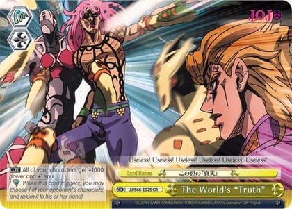 The World's "Truth", JoJo's Bizarre Adventure: Golden Wind JJ/S66-E025 CR
