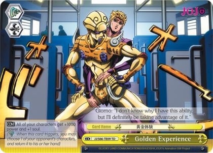 Golden Experience, JoJo's Bizarre Adventure: Golden Wind JJ/S66-TE09 TD