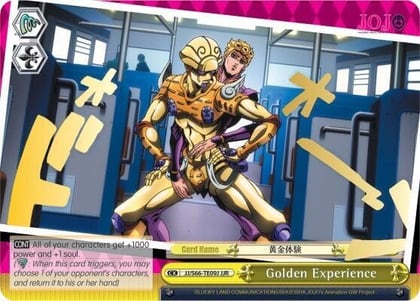 Golden Experience (JJR) (Gold Stamp), JoJo's Bizarre Adventure: Golden Wind JJ/S66-TE09J JJR