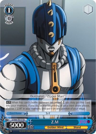 Z.M, JoJo's Bizarre Adventure: Golden Wind JJ/S66-TE15 TD