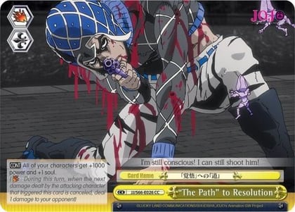 "The Path" to Resolution, JoJo's Bizarre Adventure: Golden Wind JJ/S66-E026 CC