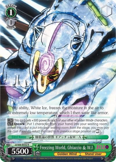 Freezing World, Ghiaccio & W.I, JoJo's Bizarre Adventure: Golden Wind JJ/S66-E032 R