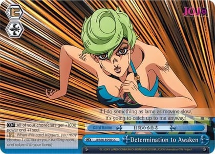 Determination to Awaken, JoJo's Bizarre Adventure: Golden Wind JJ/S66-E098 CC