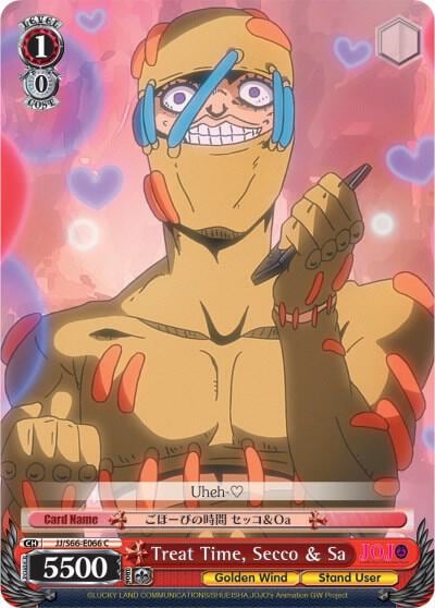 Treat Time, Secco & Sa, JoJo's Bizarre Adventure: Golden Wind JJ/S66-E066 C