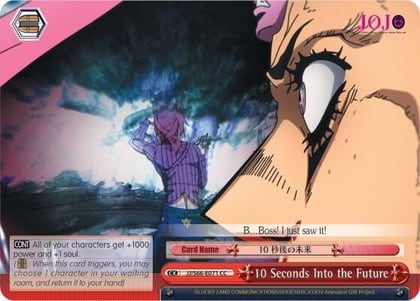 10 Seconds Into the Future, JoJo's Bizarre Adventure: Golden Wind JJ/S66-E071