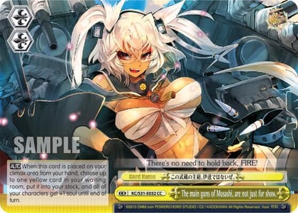 The main guns of Musashi, are not just for show., KanColle, 2nd Fleet KC/S31-E032 CC