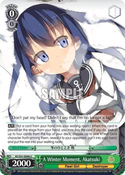A Winter Moment, Akatsuki, KanColle, 2nd Fleet KC/S31-E040 U