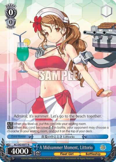 A Midsummer Moment, Littorio, KanColle: Arrival! Reinforcement Fleets from Europe! KC/S42-E077 R