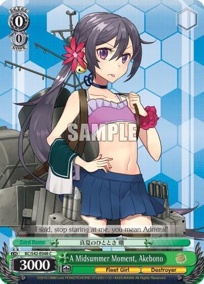 A Midsummer Moment, Akebono, KanColle: Arrival! Reinforcement Fleets from Europe! KC/S42-E048 C
