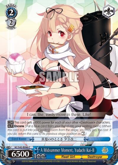 A Midsummer Moment, Yudachi Kai-II, KanColle: Arrival! Reinforcement Fleets from Europe! KC/S42-E096 C