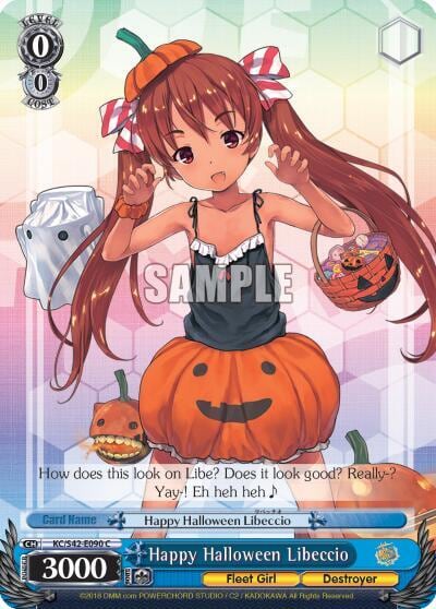 Happy Halloween Libeccio, KanColle: Arrival! Reinforcement Fleets from Europe! KC/S42-E090 C
