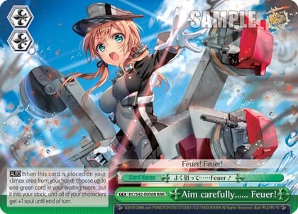 Aim carefully...... Feuer! (RRR), KanColle: Arrival! Reinforcement Fleets from Europe! KC/S42-E056R RRR