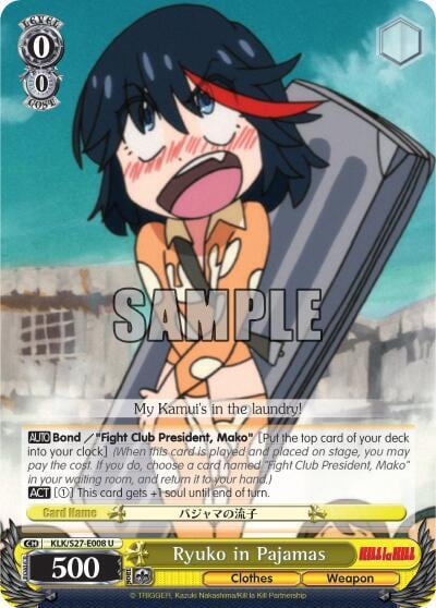 Ryuko in Pajamas, KILL la KILL KLK/S27-E008 U