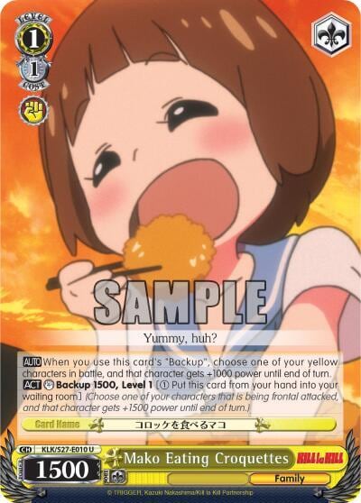 Mako Eating Croquettes, KILL la KILL KLK/S27-E010 U