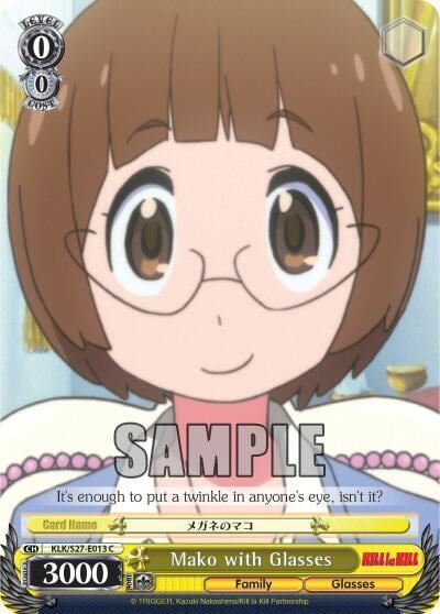 Mako with Glasses, KILL la KILL KLK/S27-E013 C