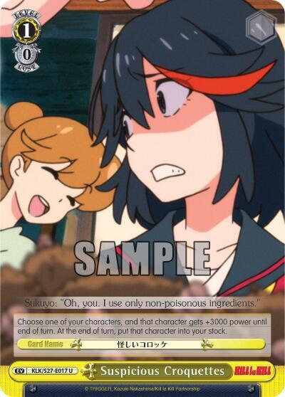 Suspicious Croquettes, KILL la KILL KLK/S27-E017 U