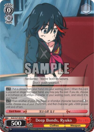 Deep Bonds, Ryuko, KILL la KILL KLK/S27-E043 R