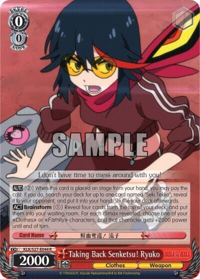 Taking Back Senketsu! Ryuko, KILL la KILL KLK/S27-E044 R