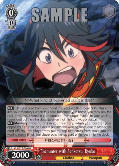 Encounter with Senketsu, Ryuko, KILL la KILL KLK/S27-E046 R