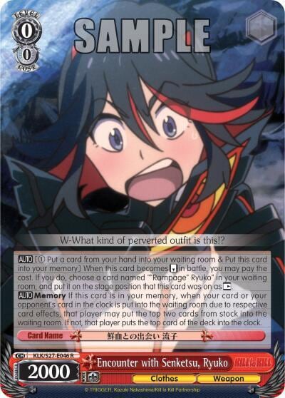 Encounter with Senketsu, Ryuko, KILL la KILL KLK/S27-E046 R