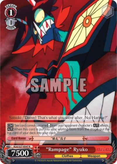 "Rampage" Ryuko, KILL la KILL KLK/S27-E047 R