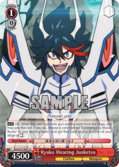 Ryuko Wearing Junketsu, KILL la KILL KLK/S27-E051 U