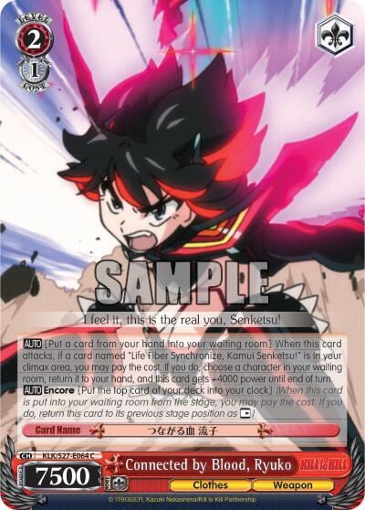 Connected by Blood, Ryuko, KILL la KILL KLK/S27-E064 C