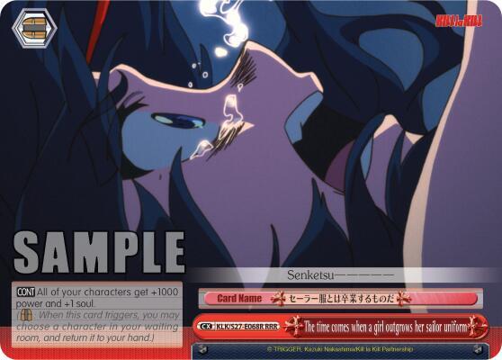 The time comes when a girl outgrows her sailor uniform (RRR), KILL la KILL KLK/S27-E068R RRR