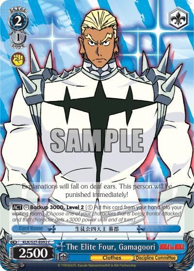 The Elite Four, Gamagoori, KILL la KILL KLK/S27-E092 C